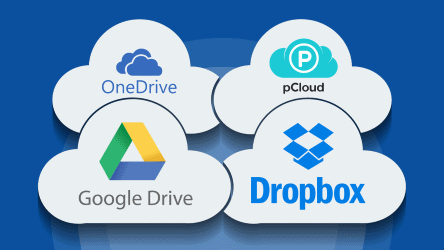 Velocidad de programas de almacenamiento cloud: Dropbox vs OneDrive vs Google Drive vs pCloud