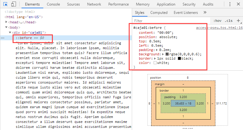 JavaScript: cómo acceder y modificar pseudo-elementos como ::after y ::before