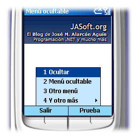 Menús de Smartphone ocultables de verdad