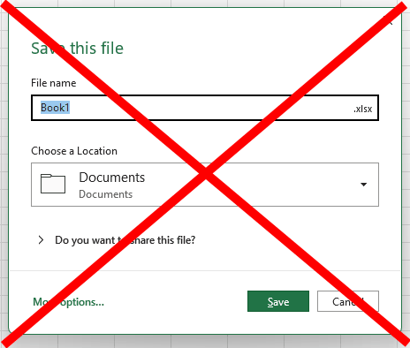 Microsoft Office: cómo poder guardar directamente a disco un documento |  