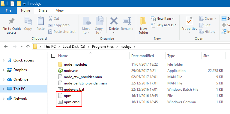 La manera correcta de actualizar npm en Windows
