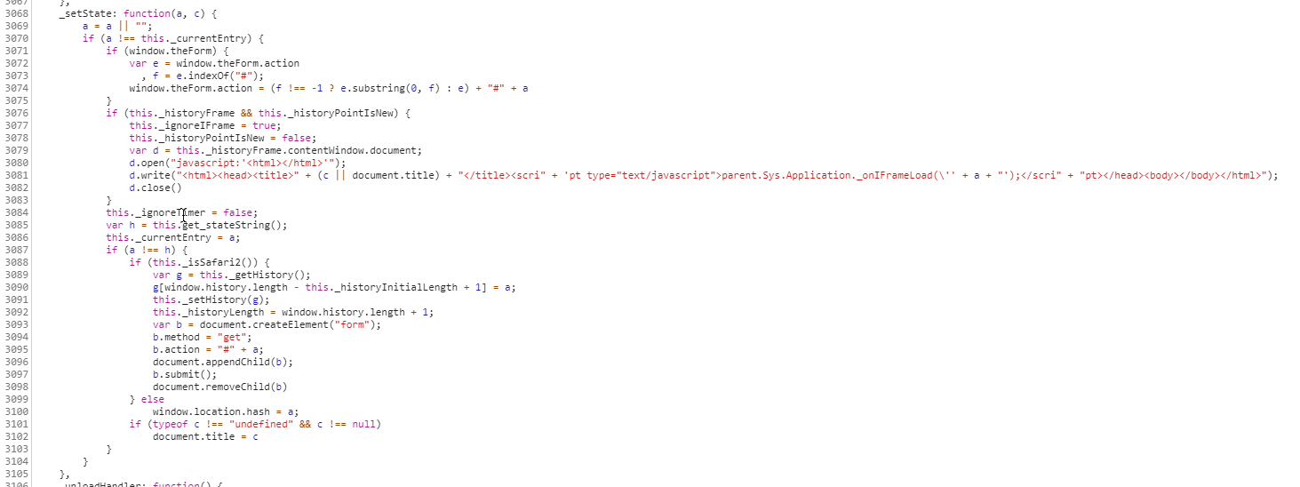 El código del método _setState