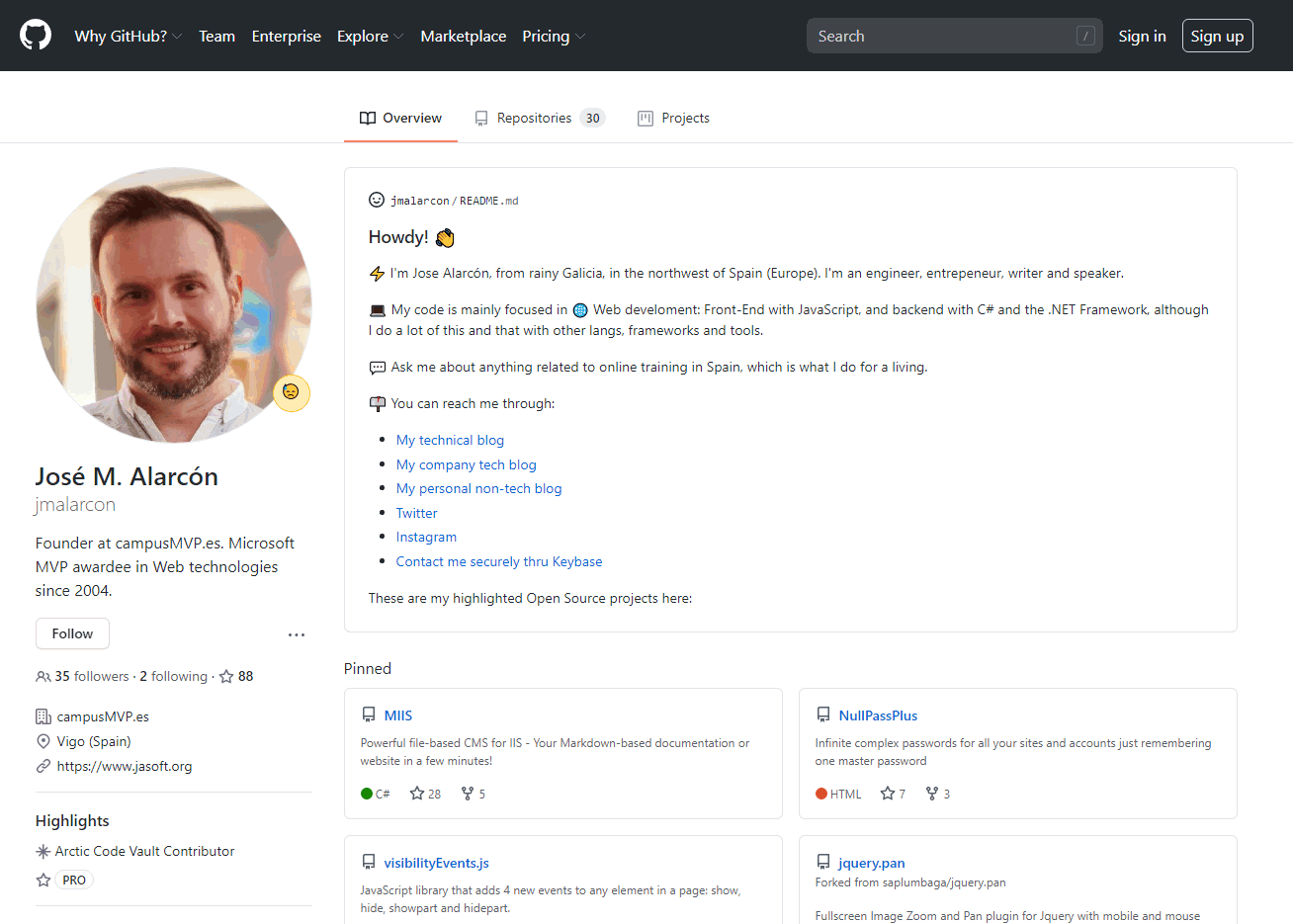 Mi perfil de GitHub