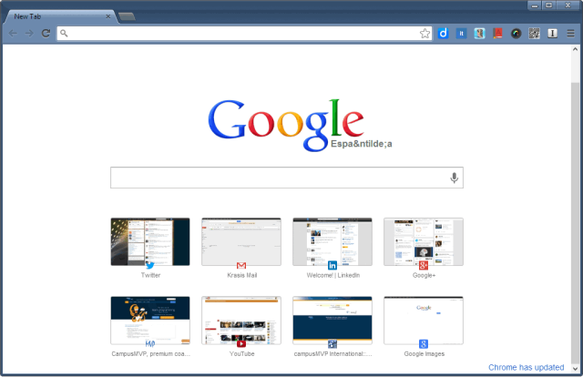 Cómo deshabilitar el buscador en la pantalla de inicio de Chrome