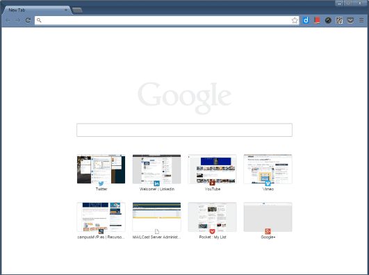 Cómo recuperar los iconos de páginas frecuentes eliminados de la portada de Google Chrome