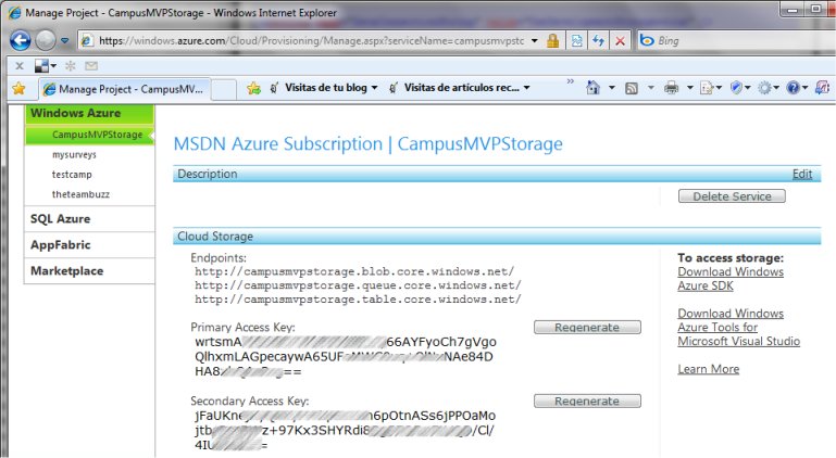 ¿Por qué tenemos dos claves para acceder al almacenamiento de Azure?