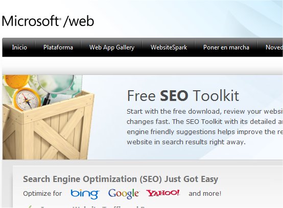 Microsoft Free SEO Toolkit: optimiza tus webs para los buscadores