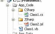 Cómo mezclar varios lenguajes de programación en una aplicación ASP.NET 2.0