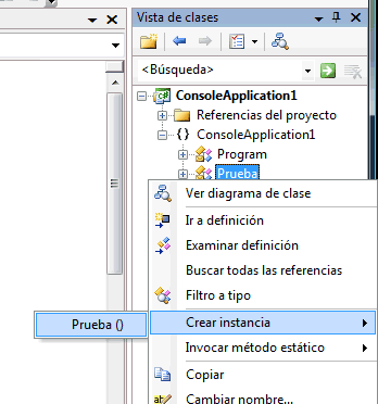 La Herramienta de Prueba de Objetos de Visual Studio